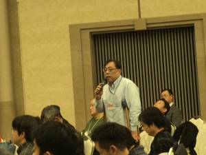 発言する西尾元秀DPI日本会議常任委員