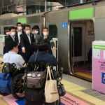 赤羽国土交通大臣の「高輪ゲートウェイ駅」視察に同行しました