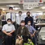 【裁判支援報告】日本盲導犬協会と和解された視覚障害のある女性と弁護士のみなさんが来所されました。