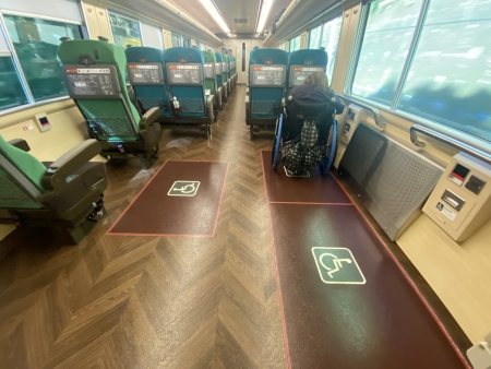車椅子席